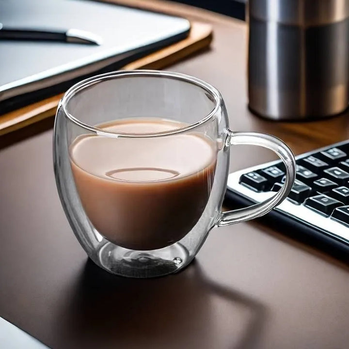 Doppelwandiger Kaffeebecher 150 ml