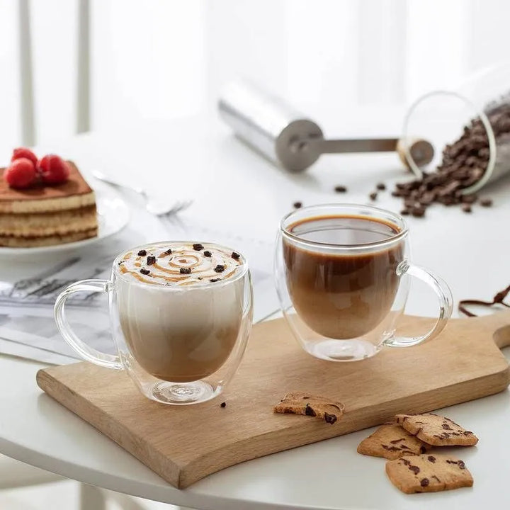 Doppelwandiger Kaffeebecher 250 ml