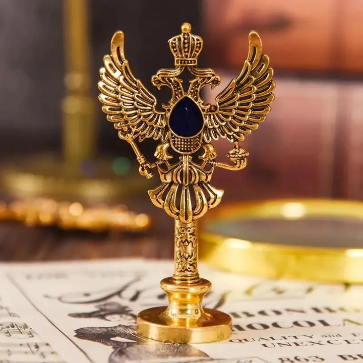 Edles Schreibset mit weißem Stift und Vintage-Accessoires