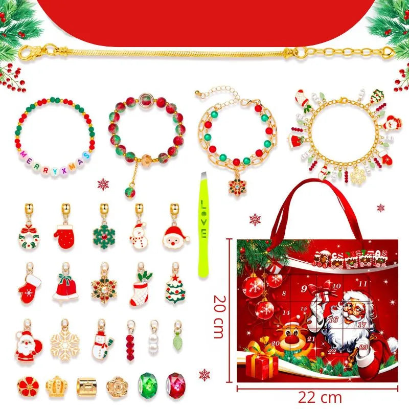 Weihnachtsmann-Adventskalender für Mädchen
