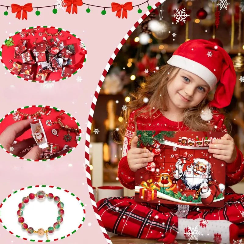 Weihnachtsmann-Adventskalender für Mädchen