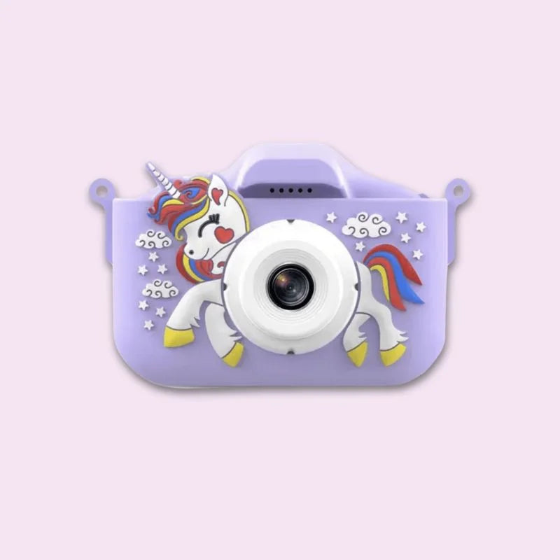 Smart Fun Einhorn Kinderkamera 96 MP 2,0 Zoll Bildschirm 64 GB SD 1080P HD