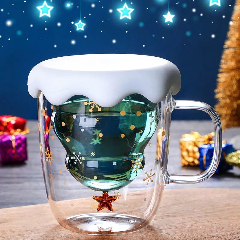 Oh-Brad-frumos doppelwandige Weihnachtstasse mit Deckel