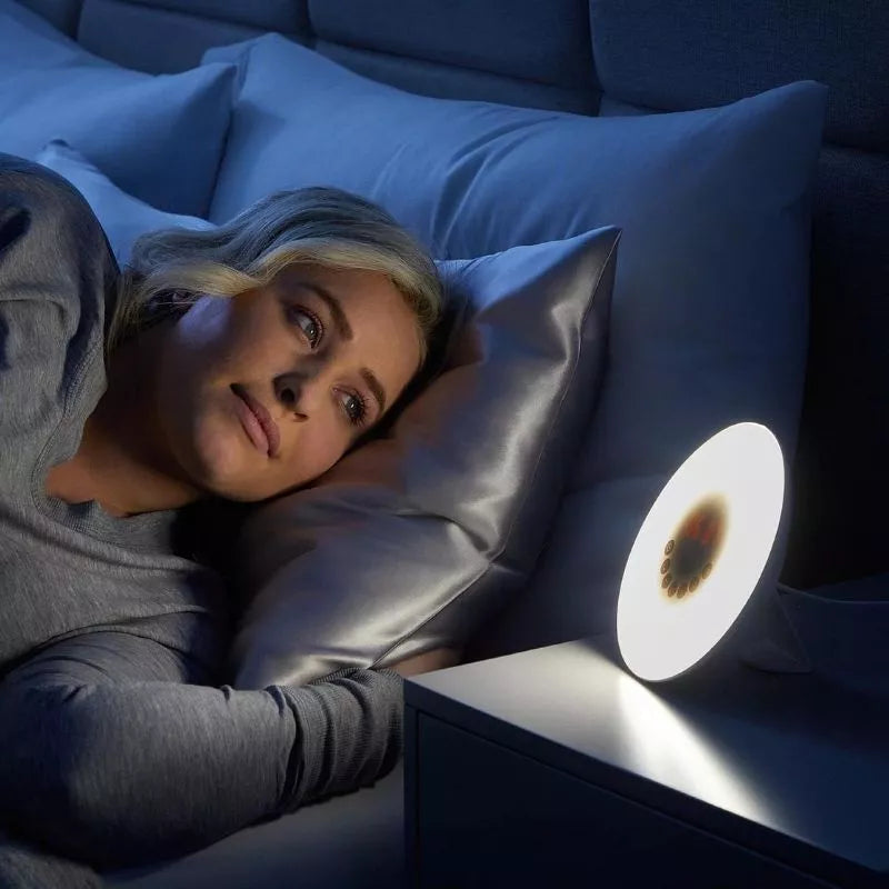 Morgendämmerungswecker mit Radio und Licht