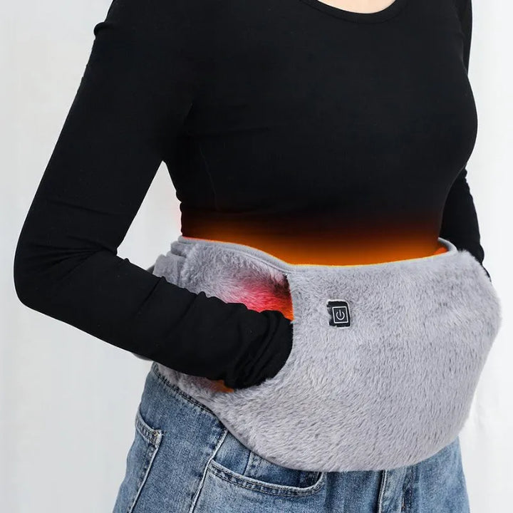 Elektrischer Gürtel mit Taschen bei Menstruationsbeschwerden