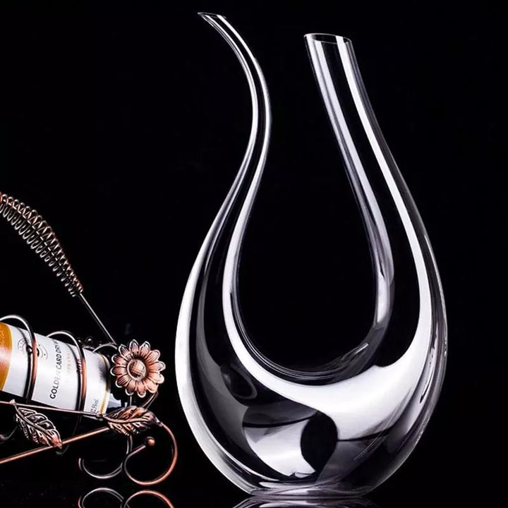 Art Statement Swan Belüfterkaraffe mit Reinigungskugeln