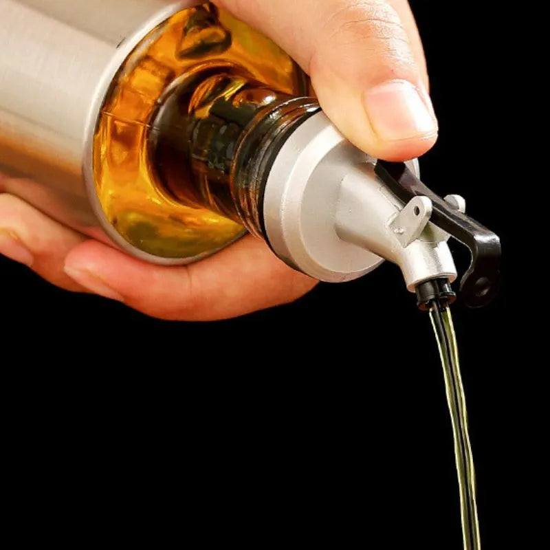 Ölspender 300 ml silber