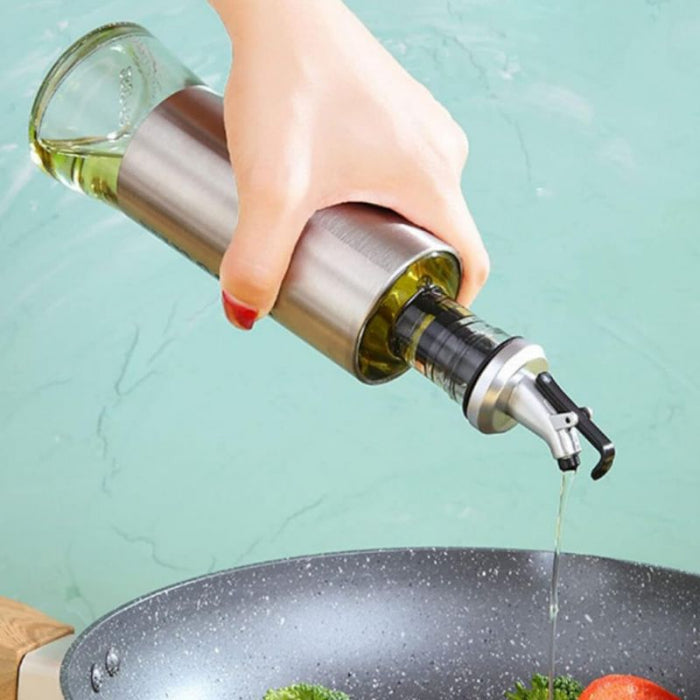Ölspender 300 ml silber