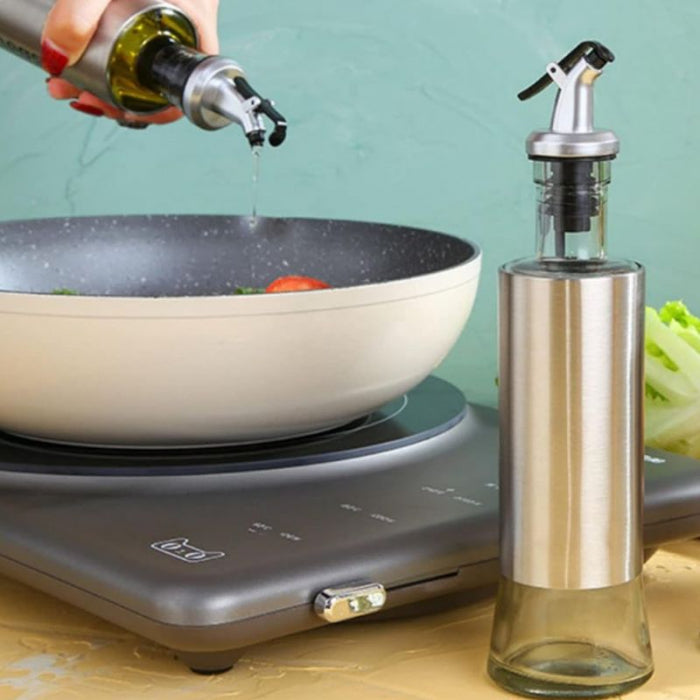 Ölspender 300 ml silber