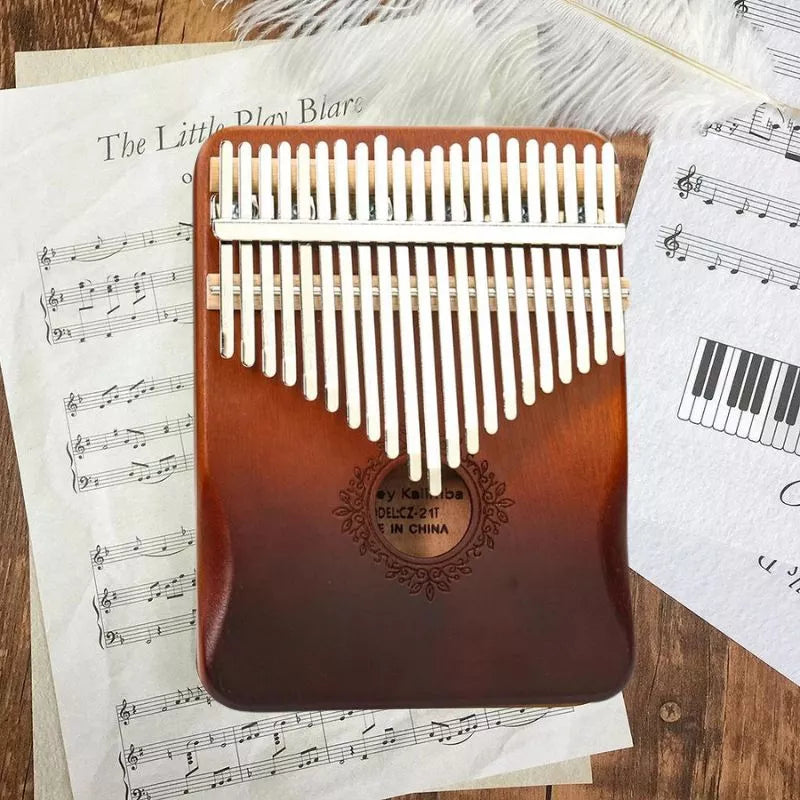Kalimba Musikinstrument – 21 Töne + Etui