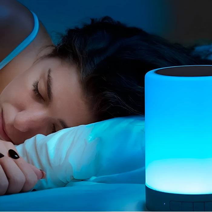Intelligentes LED-Nachtlicht mit Musik-Player, mehrfarbig, Touch-Steuerung