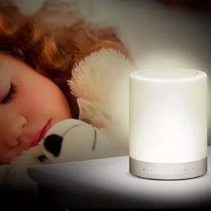Intelligentes LED-Nachtlicht mit Musik-Player, mehrfarbig, Touch-Steuerung