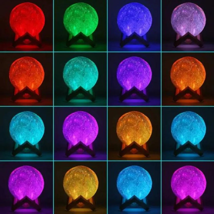 3D LED Lampe Milchstraße XL 15cm 16 Farben mit Fernbedienung