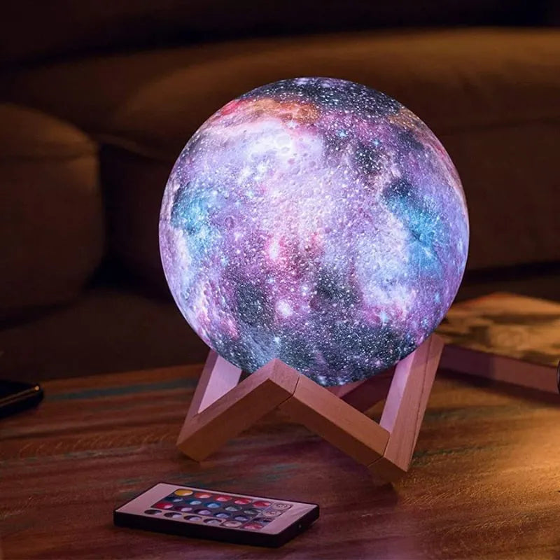 3D LED Lampe Milchstraße XL 15cm 16 Farben mit Fernbedienung