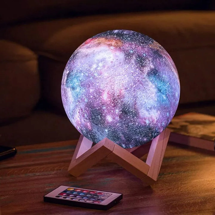 3D LED Lampe Milchstraße XL 15cm 16 Farben mit Fernbedienung