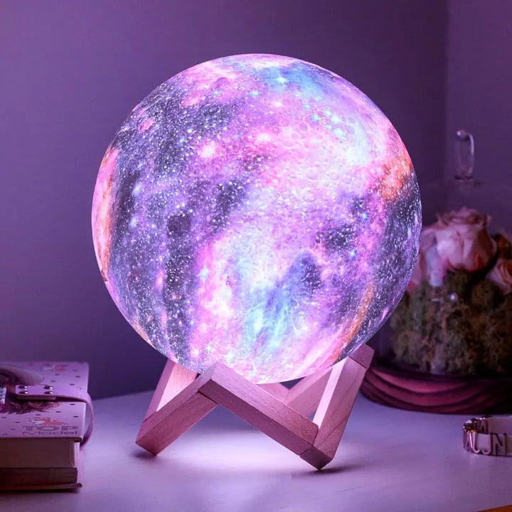 3D LED Lampe Milchstraße XL 15cm 16 Farben mit Fernbedienung