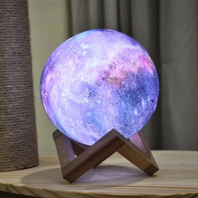 3D LED Lampe Milchstraße XL 15cm 16 Farben mit Fernbedienung