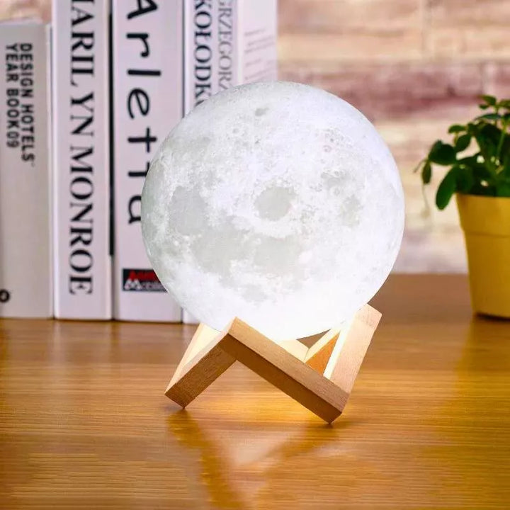 3D LED Mondlampe XL 15cm 16 Farben mit Fernbedienung