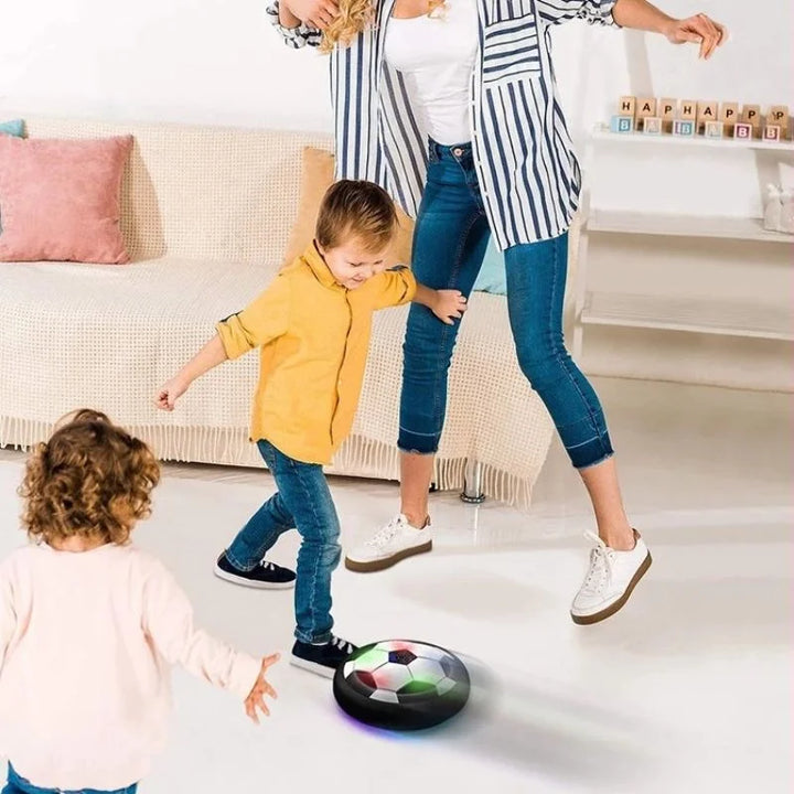 Hallenfußball mit Beleuchtung
