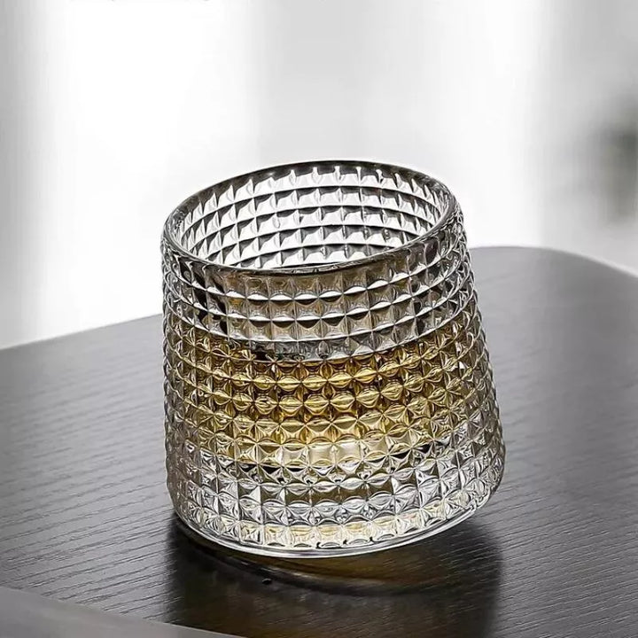 Deluxe rotierendes Diamant-Whiskyglas
