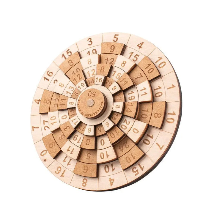3D Holzpuzzle Mathematik