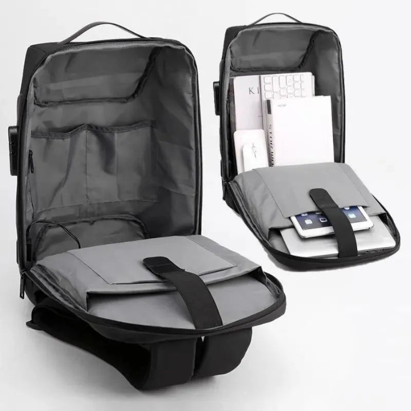 Der wasserdichte USB-Anti-Diebstahl-Rucksack SafeTrekker für Herren
