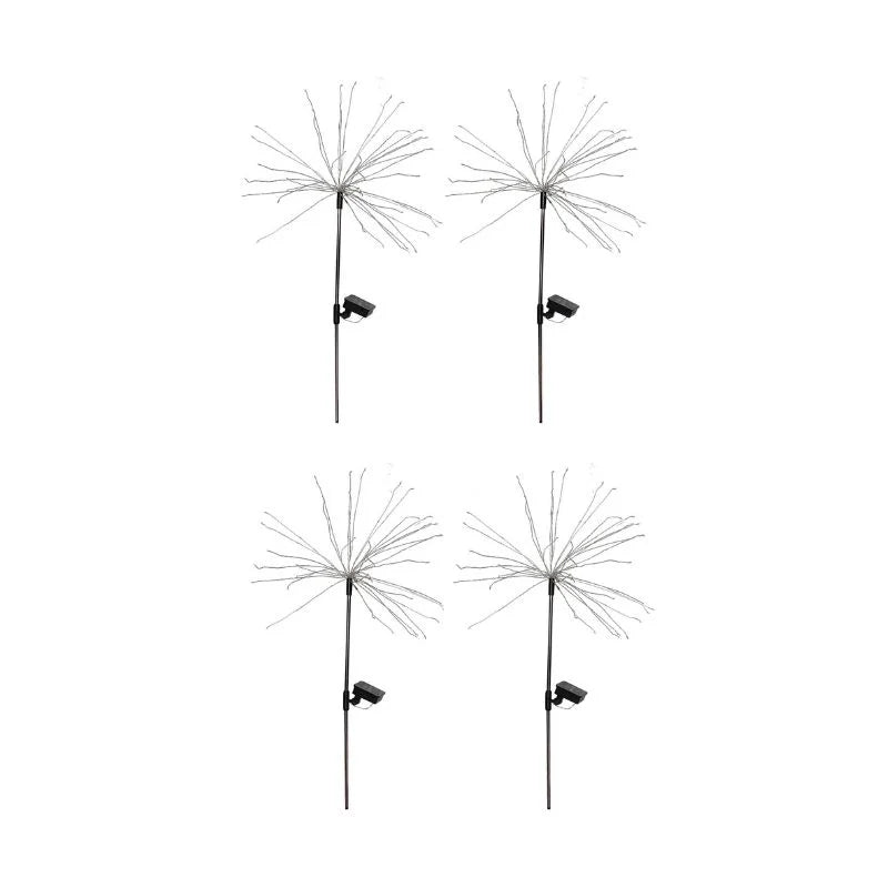 4er Set dekorative Solarlampen mit 320 LEDs