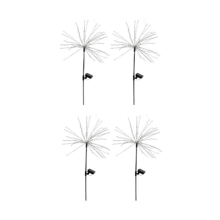 4er Set dekorative Solarlampen mit 320 LEDs