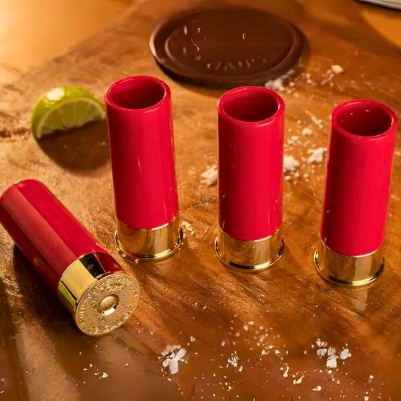 Set mit 4 Gläsern im Bullet-Stil