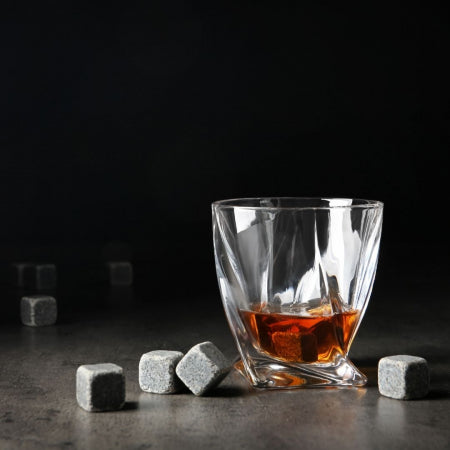 Set mit 9 Whisky-Steinwürfeln