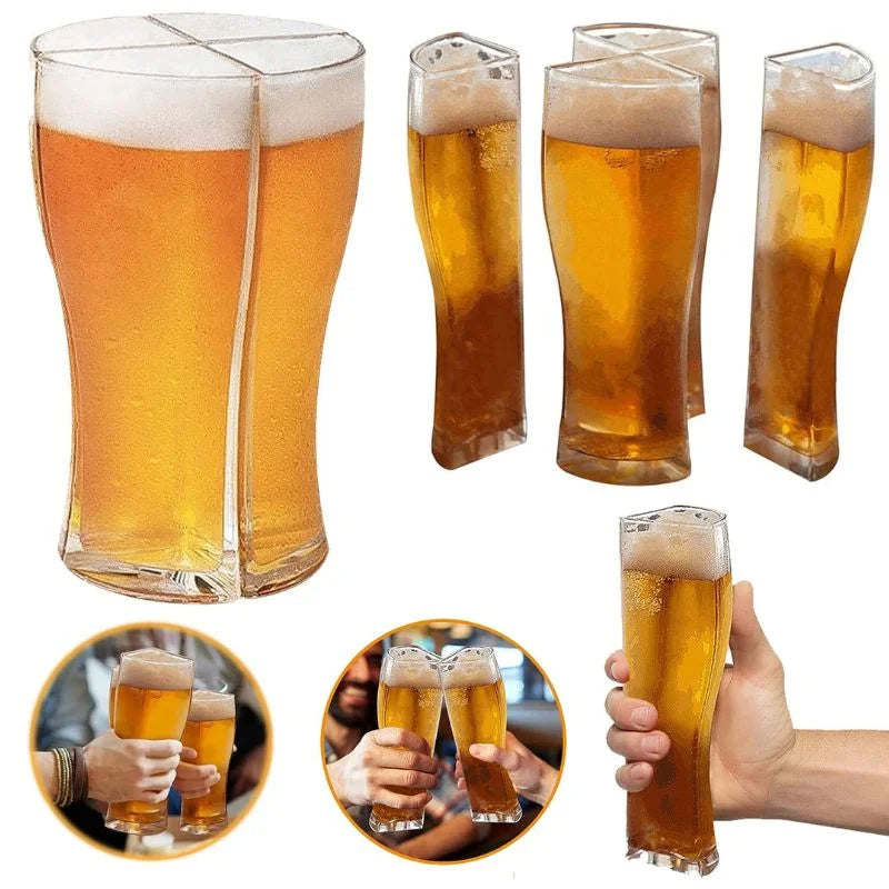 Cheers 4er Bierglas-Geschenkset