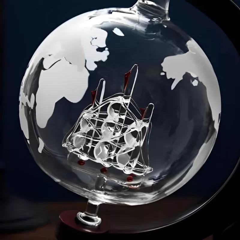 Globus Dekanter mit 2 Deluxe-Gläsern Geschenkset