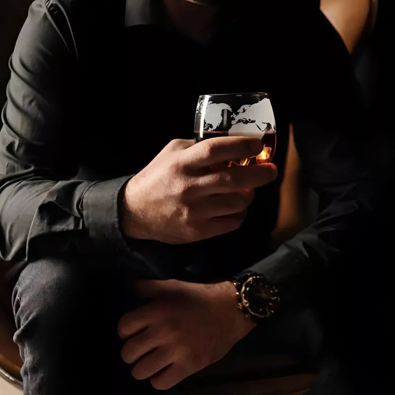 Globus Dekanter mit 2 Deluxe-Gläsern Geschenkset