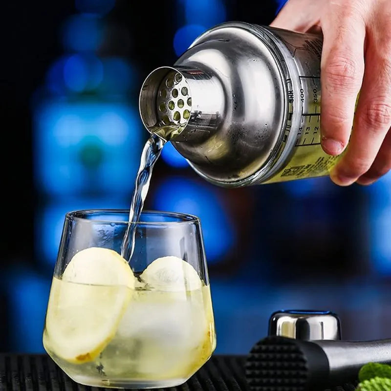 Cocktailshaker aus Glas