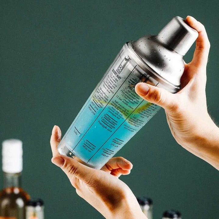 Cocktailshaker aus Glas