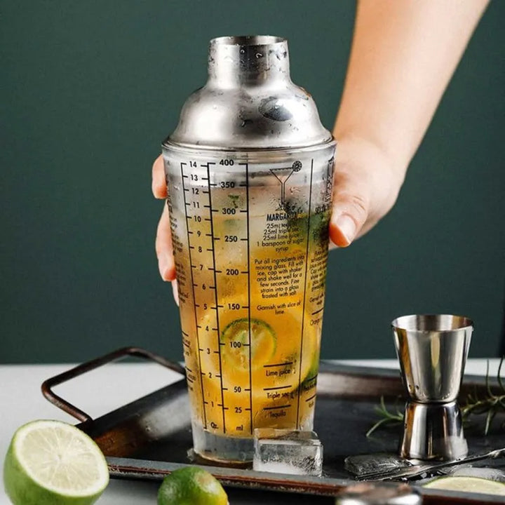 Cocktailshaker aus Glas