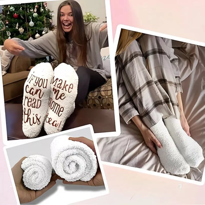 Lustige Bring Me Tea Cupcakes Socken Weiß