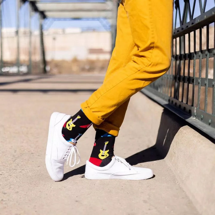 Lustige Socken für Rocker Rock out Socks out