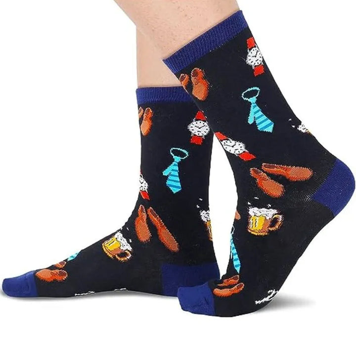 Fröhliche Socken für den Ehemann. Bester Ehemann aller Zeiten