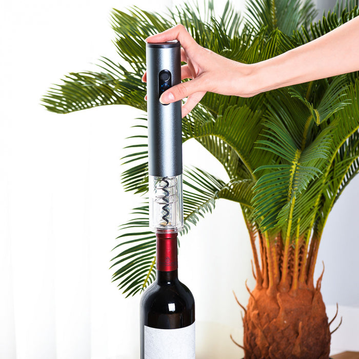 Elektrischer Korkenzieher mit Weinzubehör, 4er-Set