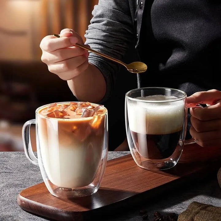 Doppelwandiger Kaffeebecher 350 ml