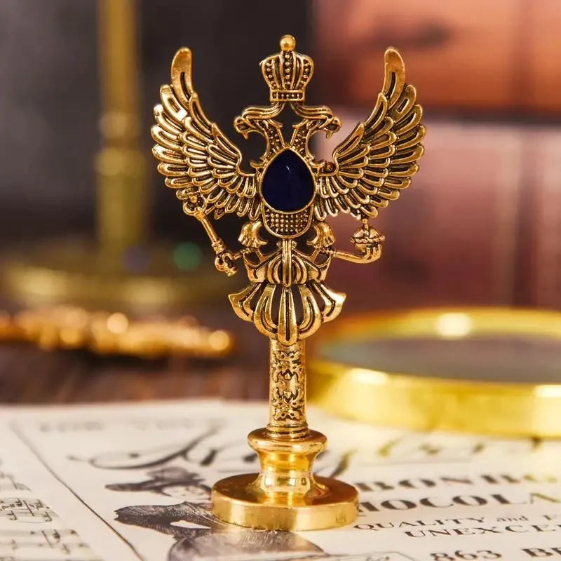 Edles Schreibset mit weißem Stift und Vintage-Accessoires