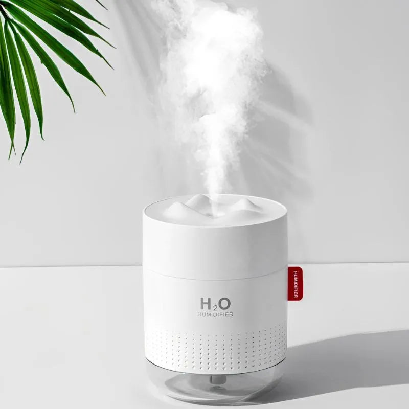 Ultraschall-Luftbefeuchter Berge mit Schnee