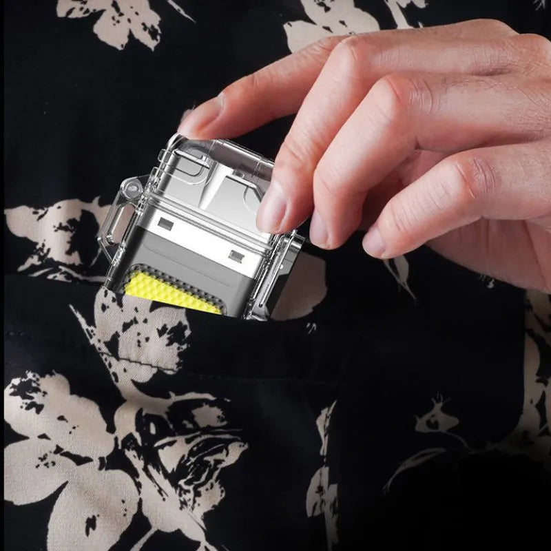 Elektrisches Feuerzeug mit Taschenlampe