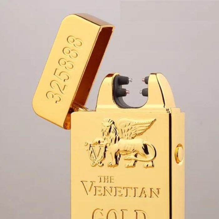 Das elektrische USB-Feuerzeug „Venetian Gold“