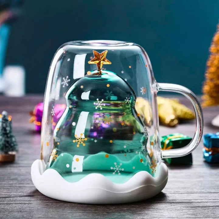 Oh-Brad-frumos doppelwandige Weihnachtstasse mit Deckel