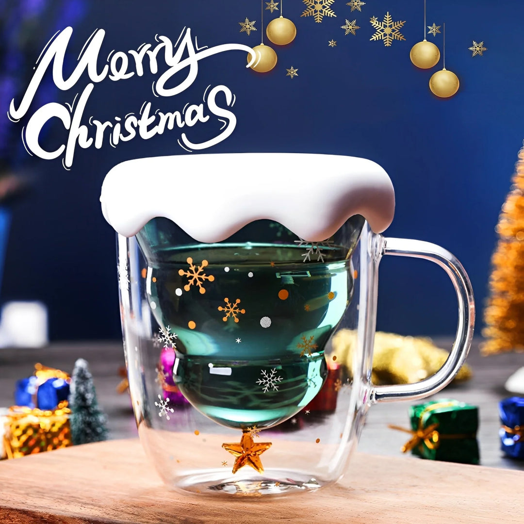 Oh-Brad-frumos doppelwandige Weihnachtstasse mit Deckel