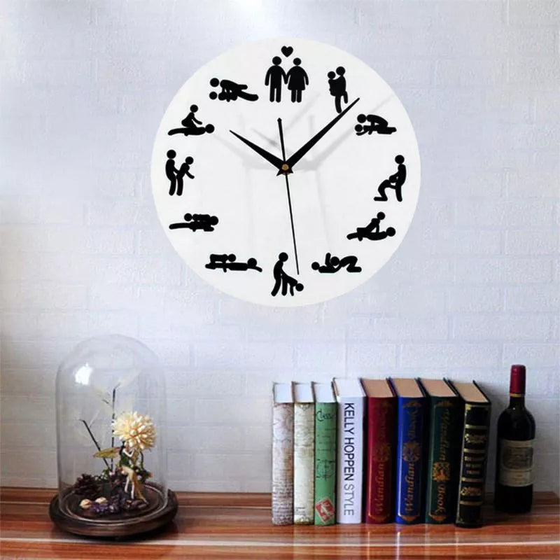 Kamasutra Wanduhr