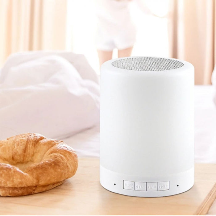 Intelligentes LED-Nachtlicht mit Musik-Player, mehrfarbig, Touch-Steuerung
