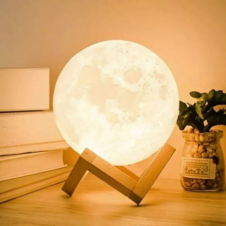 3D LED Mondlampe XL 15cm 16 Farben mit Fernbedienung